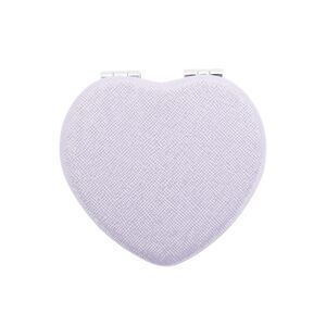 Heart-shape Makeup Mirror Purple